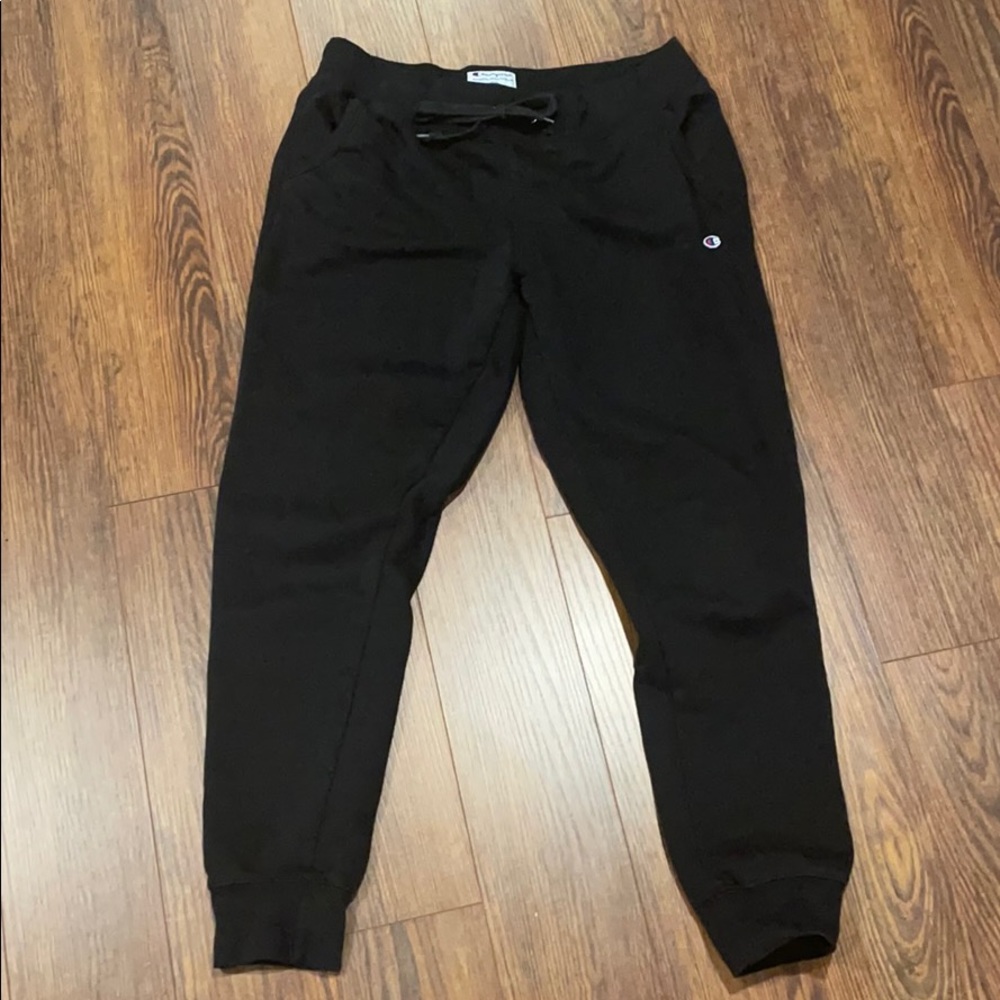 Black Champion Sweatpants Size Large!